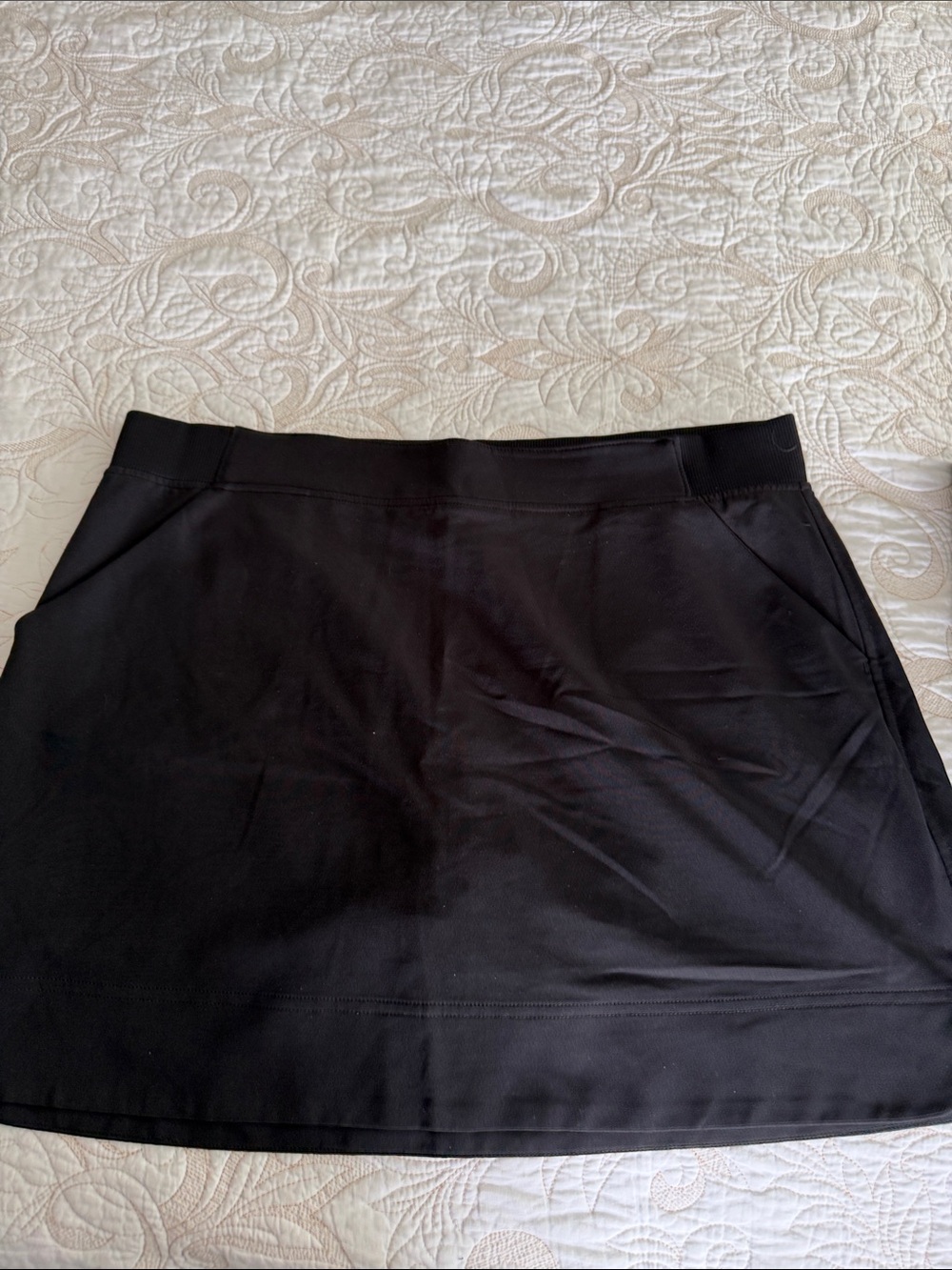 32 Degrees Black A-Line Athletic Skirt